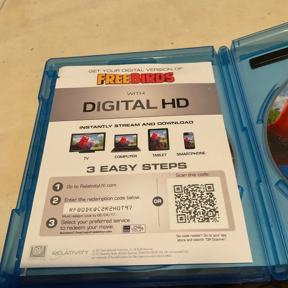 Blu Ray Disc - Freebirds. V53